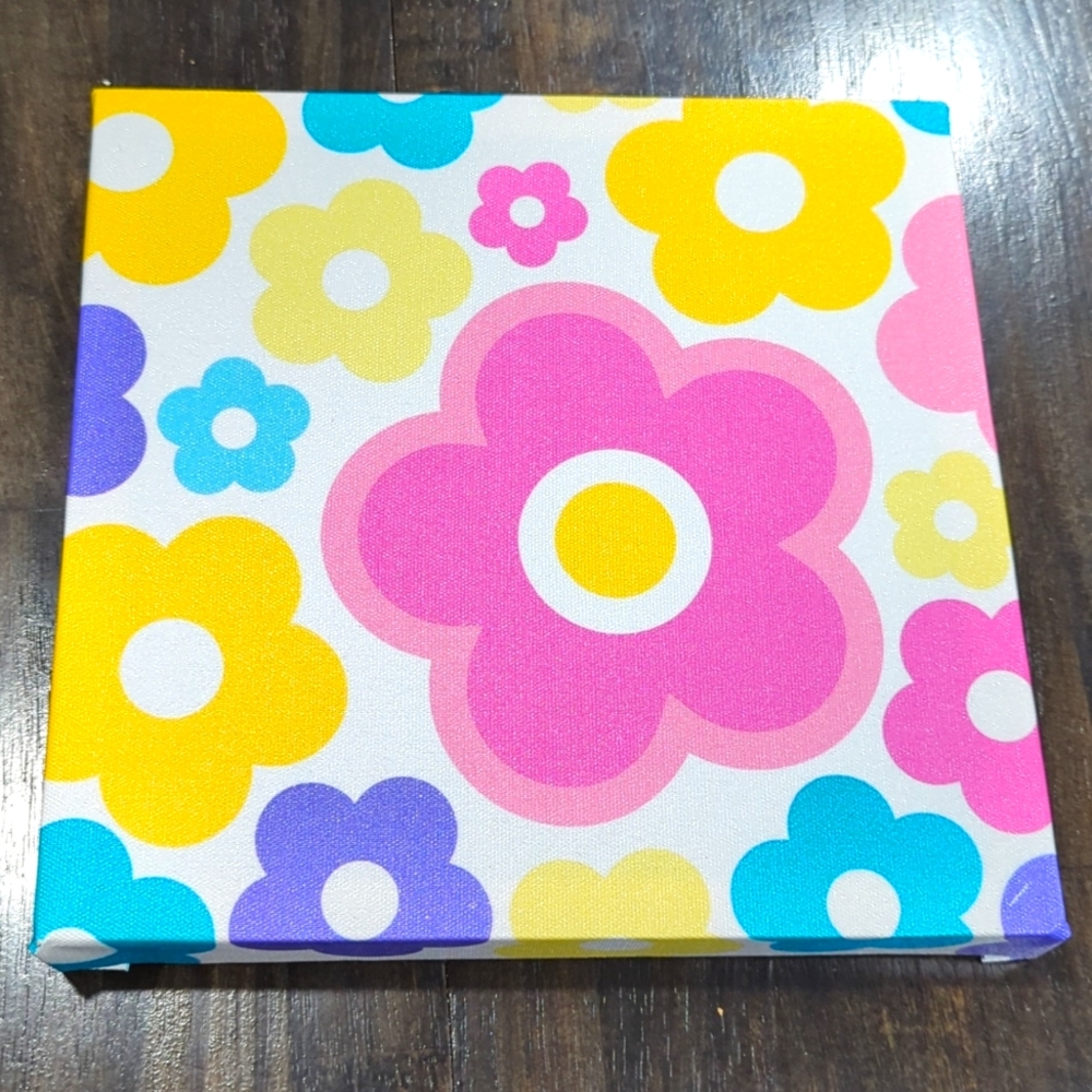 Colorful flower wall hanging